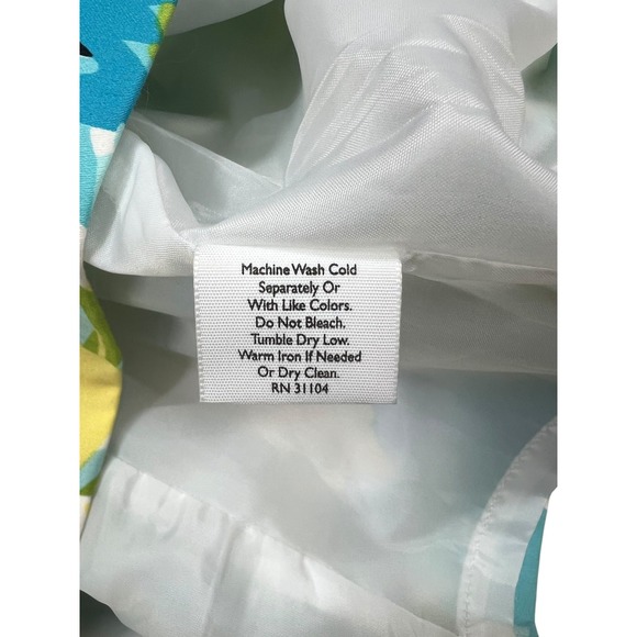 kim rogers midi length A-line dress cotton blend size 16 floral‎ tropical - Picture 2 of 9